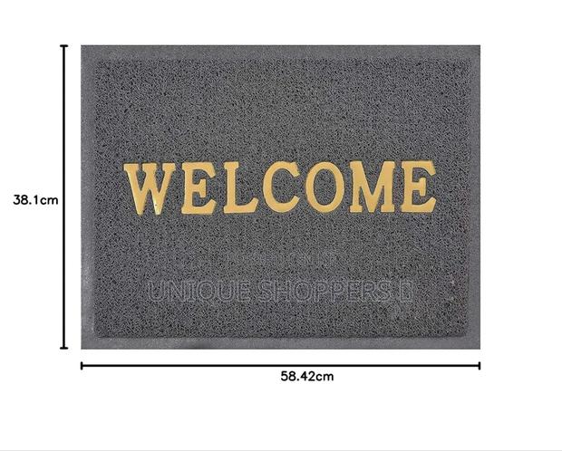 Welcome Door Step Rough Rag Carpet Approx Size 40x60cm - thumbnail 7