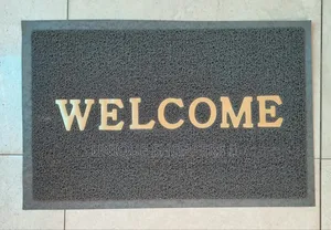 Welcome Door Step Rough Rag Carpet Approx Size 40x60cm