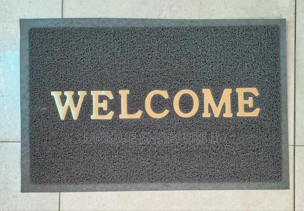 Welcome Door Step Rough Rag Carpet Approx Size 40x60cm - main view