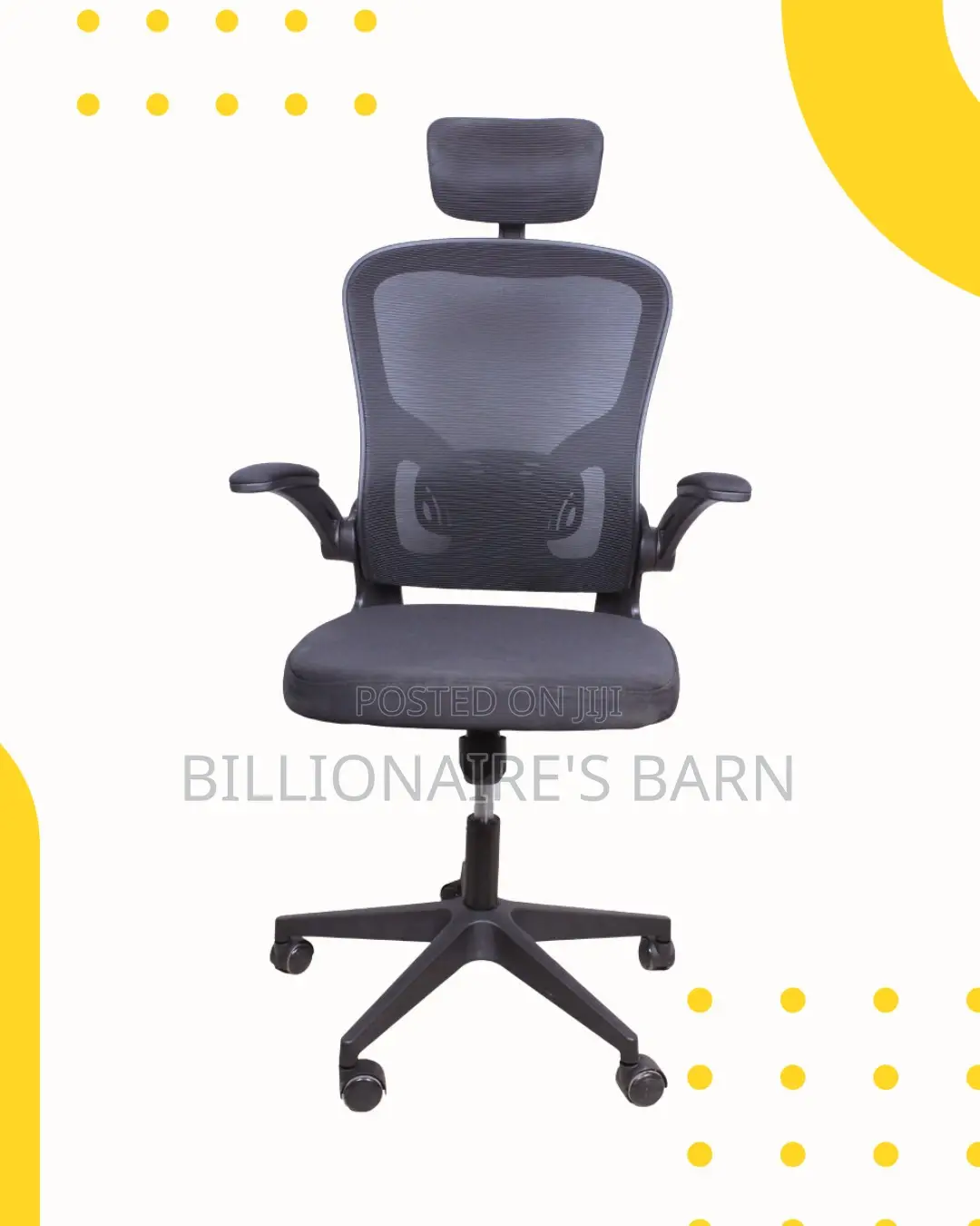 Grey Ergonomic Office Chair | Sleek Lumbar Support