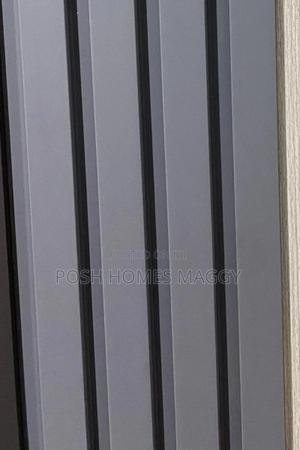 Durable Dark Grey WPC Fluted Panels - thumbnail 2