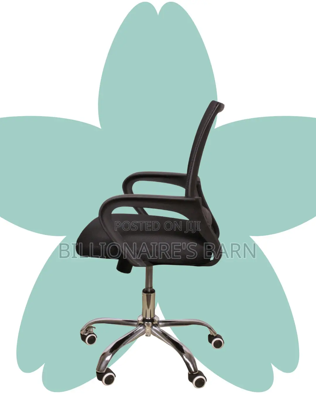 Secretarial Mesh Office Chair | Heavy-Duty Scratch-Resistant Finish