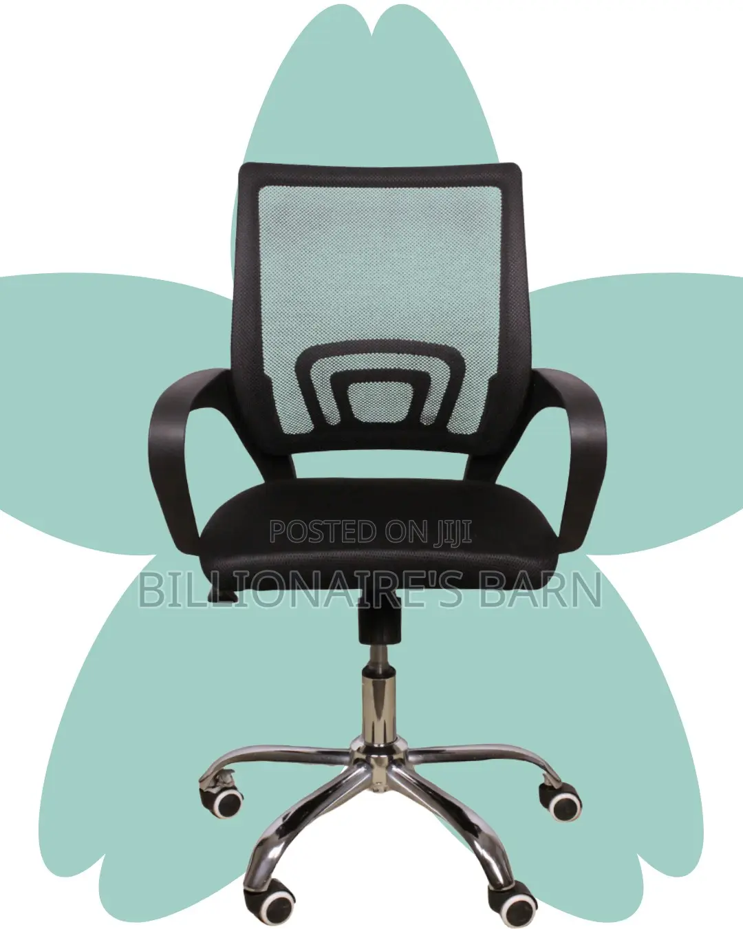 Secretarial Mesh Office Chair | Heavy-Duty Scratch-Resistant Finish