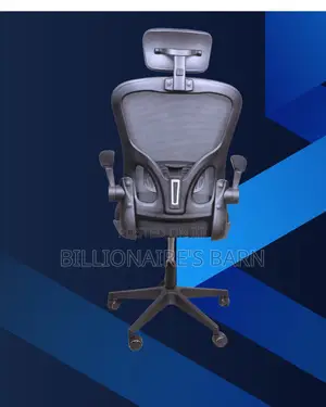 Quiet-Roll Grey Ergonomic Office Chair | Padded Armrests