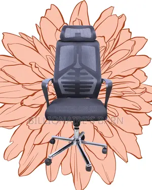 Plush High Back Mesh Office Chair | Headrest Support