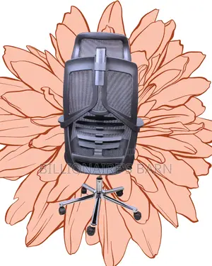 Plush High Back Mesh Office Chair | Headrest Support