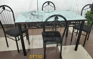White 4 Sitter Dinning Table
