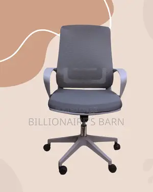 Grey Ergonomic Mesh Office Chair | Sleek Scratch-Resistant Finish
