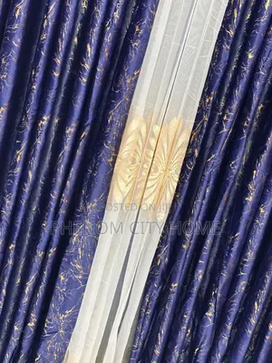 Thunder Design Curtains With Sheers
