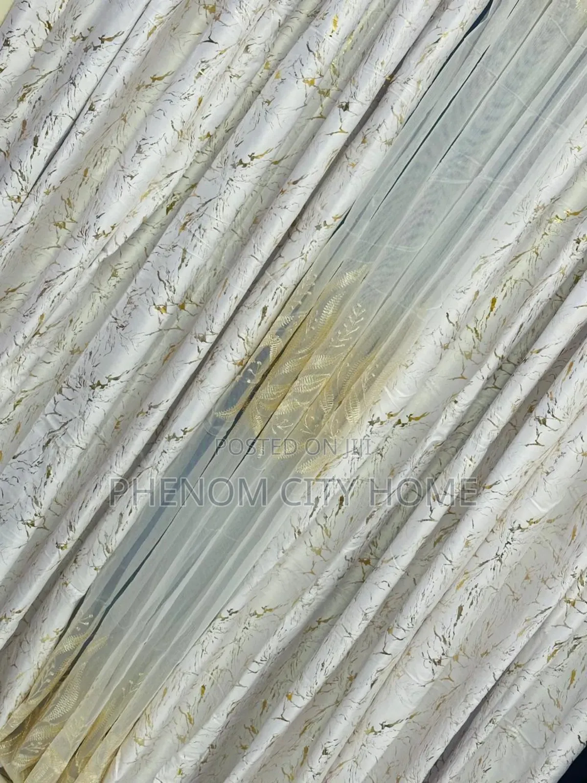 Thunder Design Curtains With Sheers