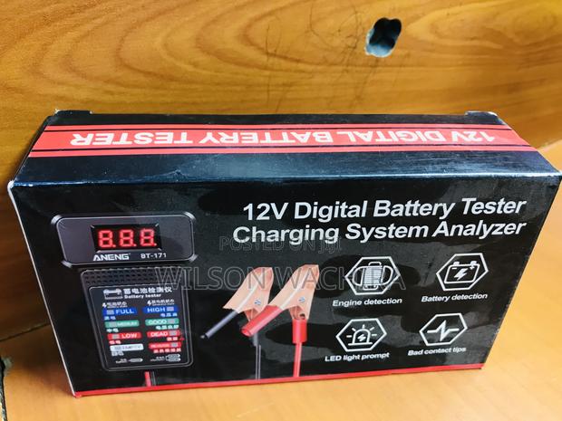 Digital Battery Tester Analyzer. 12v - main view