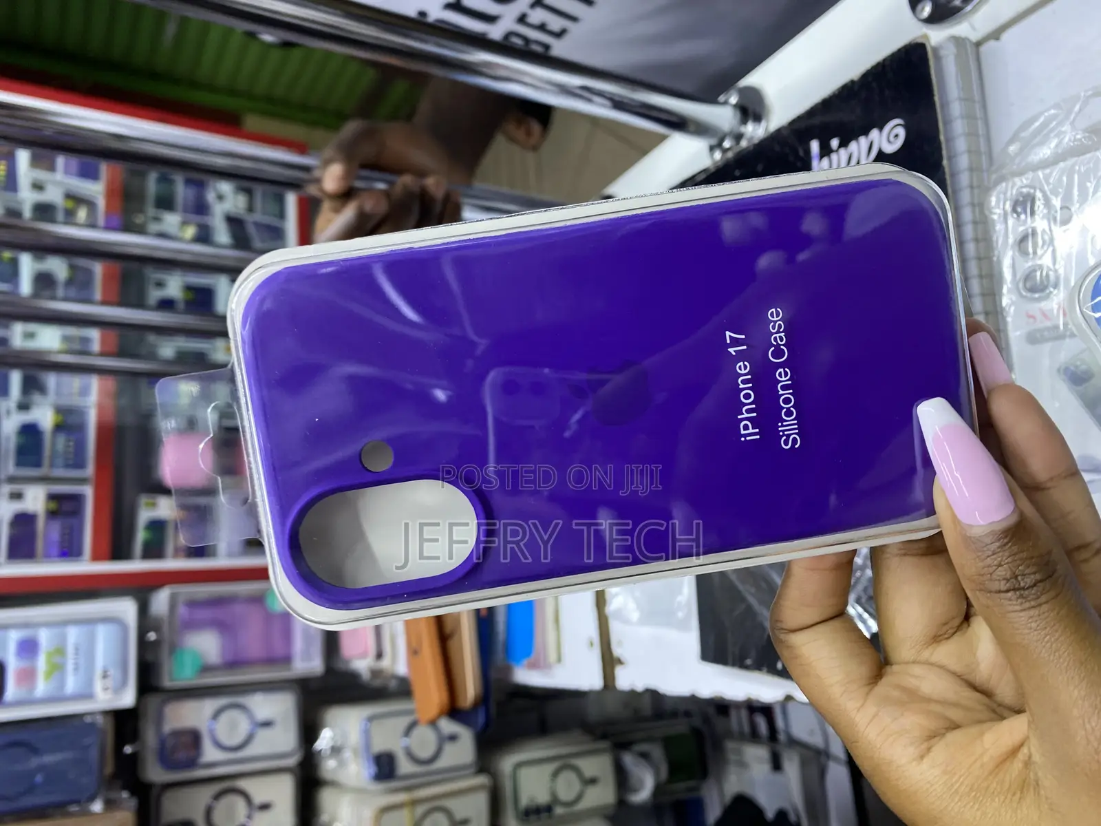 Awerty iPhone 17 Solid Color Liquid Silicone Phone Case