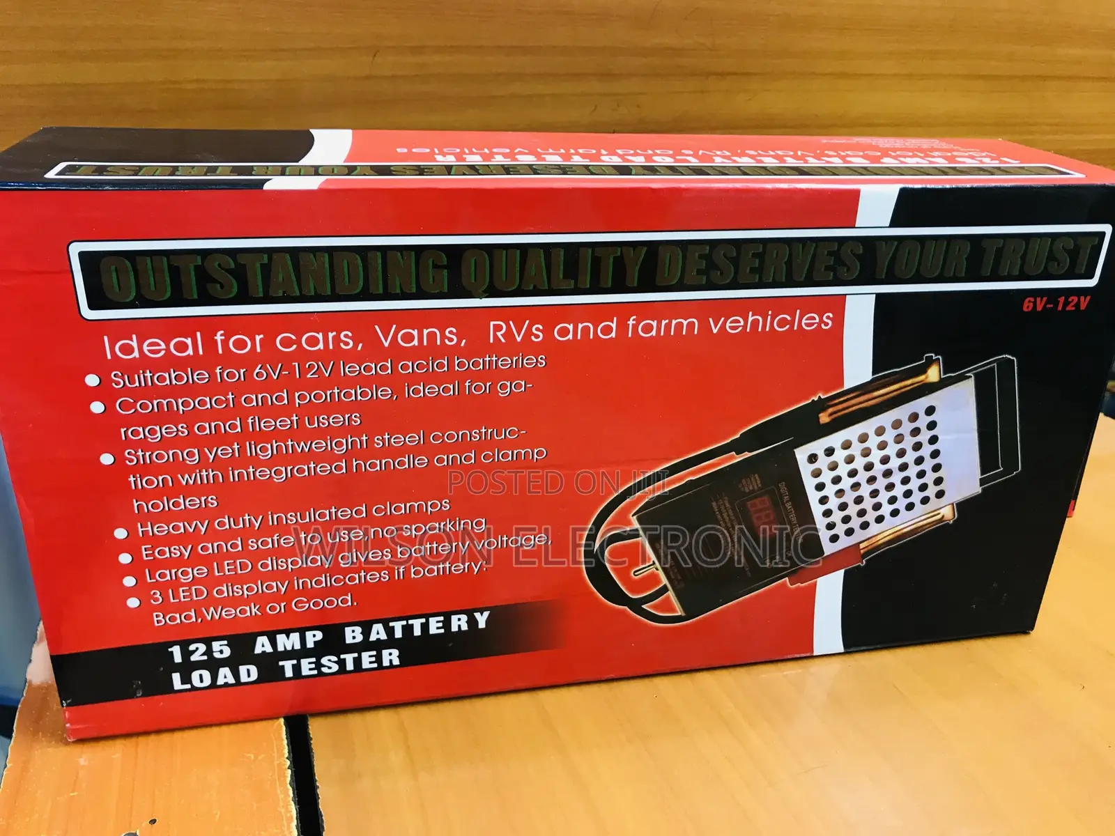 Battery Tester. 12v/Amp 125