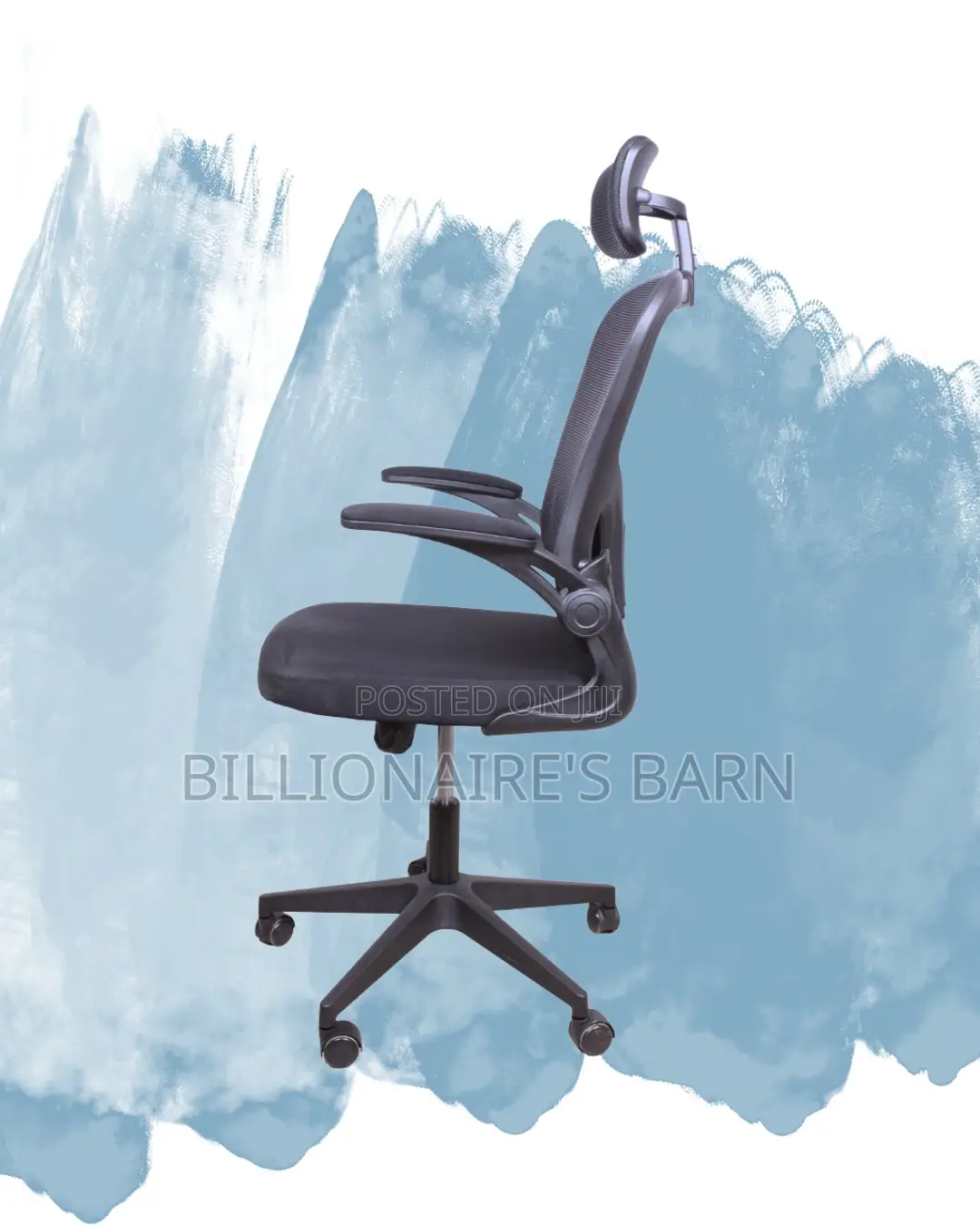 Grey Ergonomic Office Chair | Durable Adjustable Height