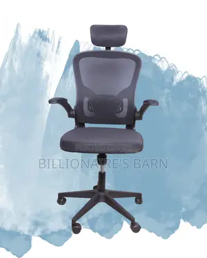 Grey Ergonomic Office Chair | Durable Adjustable Height