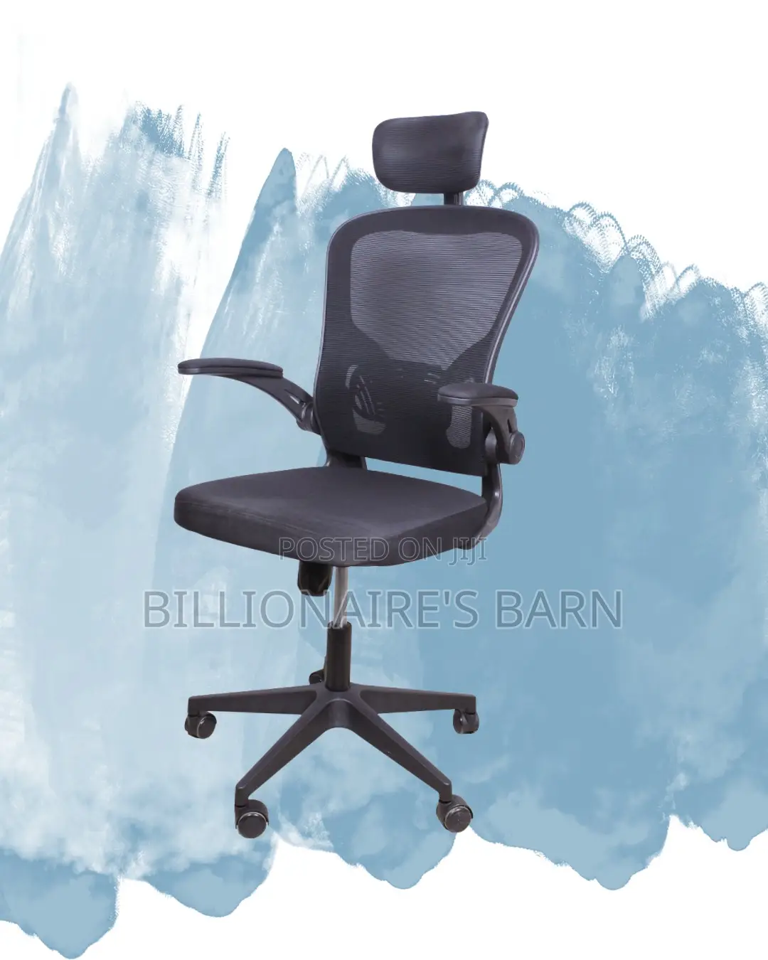Grey Ergonomic Office Chair | Durable Adjustable Height