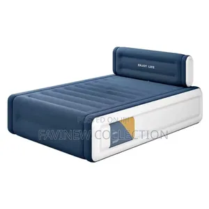 Big Size 203*152*46 Cm 5*6 Inflatable Air Bed With Head Rest
