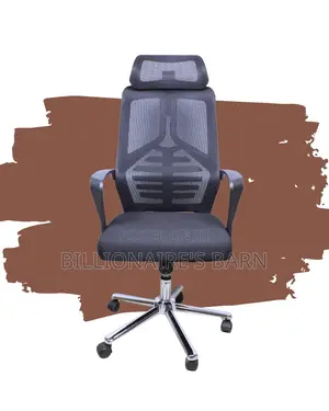 Quiet-Roll High Back Mesh Office Chair | Tilt Lock Mechanism