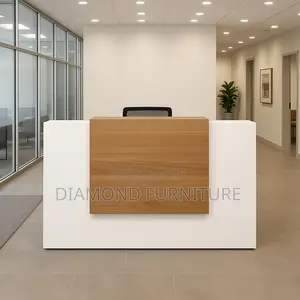Office Furniture; Durable 1.6m Modern Office Reception Desk Counter