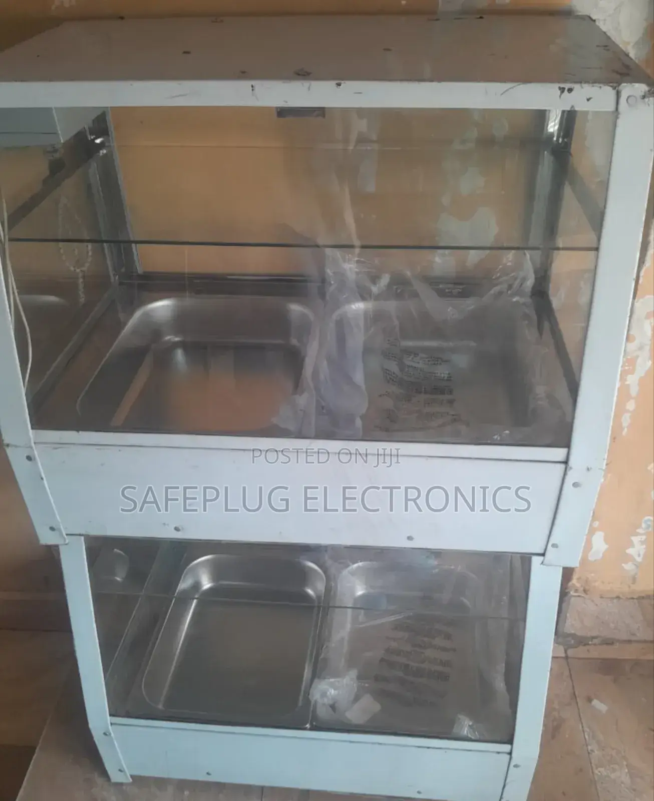 Electric 2 Tray Chip Warmer, for Restaurants, Hotels, Fast Food Joints