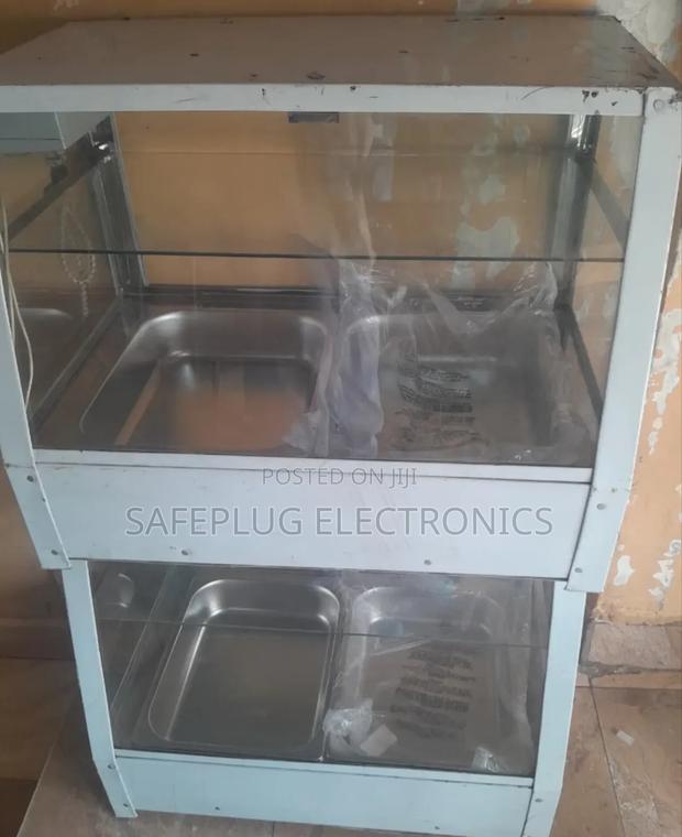 Electric 2 Tray Chip Warmer, for Restaurants, Hotels, Fast Food Joints