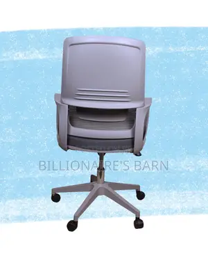 Grey Ergonomic Mesh Office Chair | Premium High-Density Foam Seat