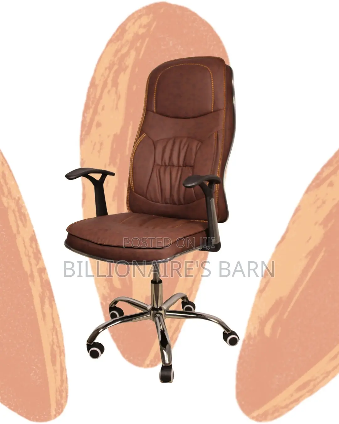 Ergonomic Executive Leather Chair (Durable) — Limited Stock