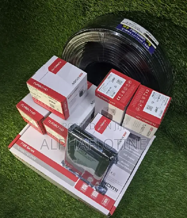 Surveillance:Hikvision Colorvu CCTV Camera 4-Channel Full Kit
