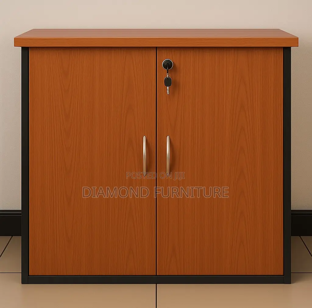 Office Furniture; Lockable 2-Door Modern Office Storage Credenza