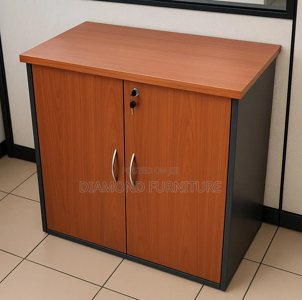 Office Furniture; Lockable 2-Door Modern Office Storage Credenza
