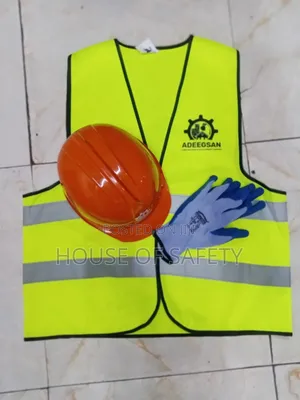 Orange Helmet Glove And Glove