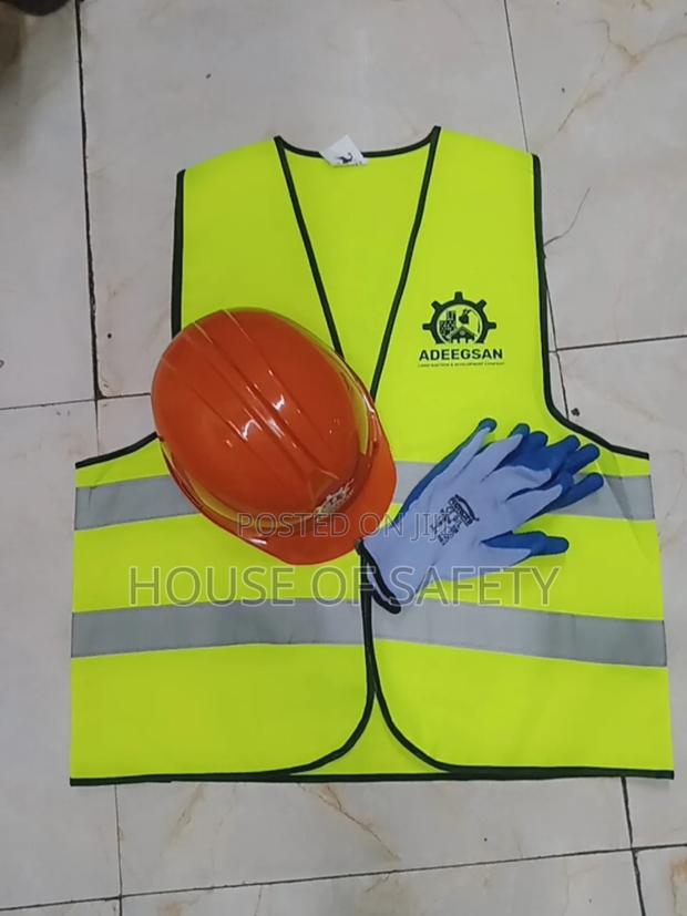 Orange Helmet Glove And Glove - thumbnail 2