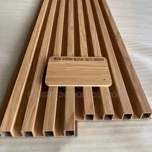 Durable Brown Fluted WPC Panels