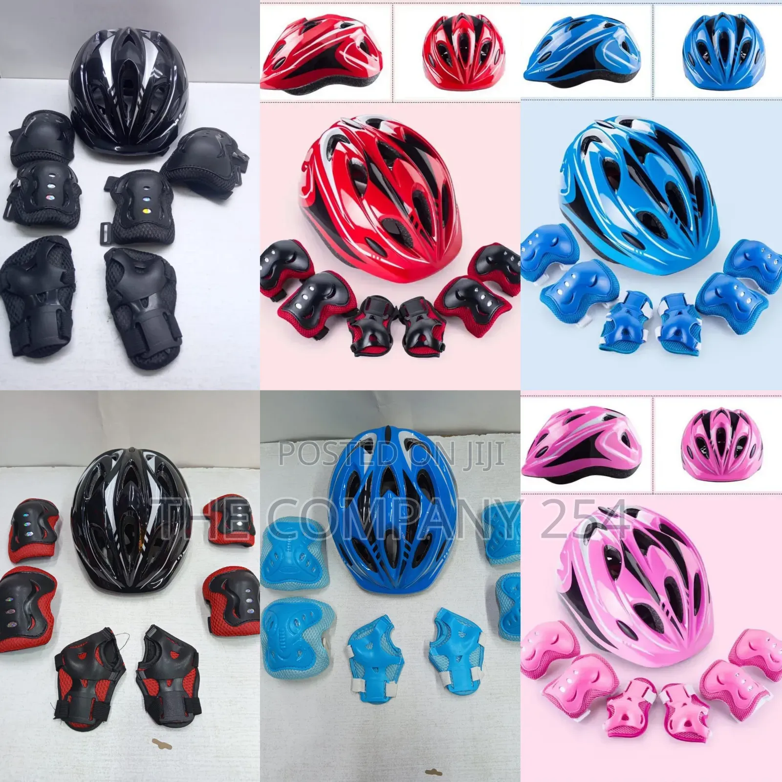 Quality Unisex Safety Helmet Grove And Knee Guards For Skating