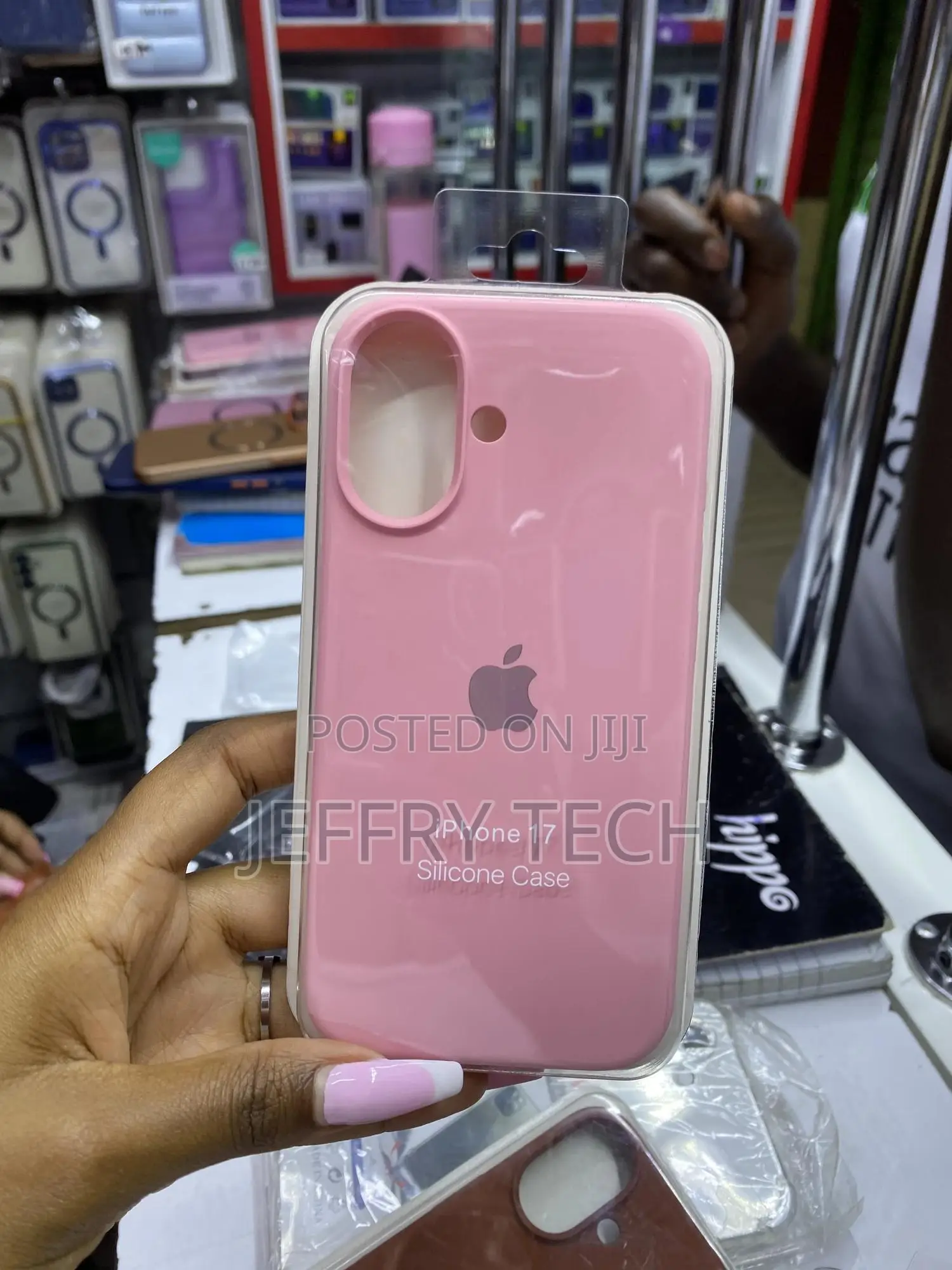 Qwerfg iPhone 17 Solid Color Liquid Silicone Phone Case