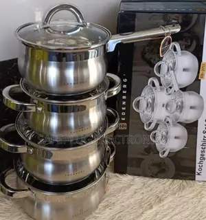 8 Pieces Edenburg Eb-3717 Stainless Steel - Cookware Set