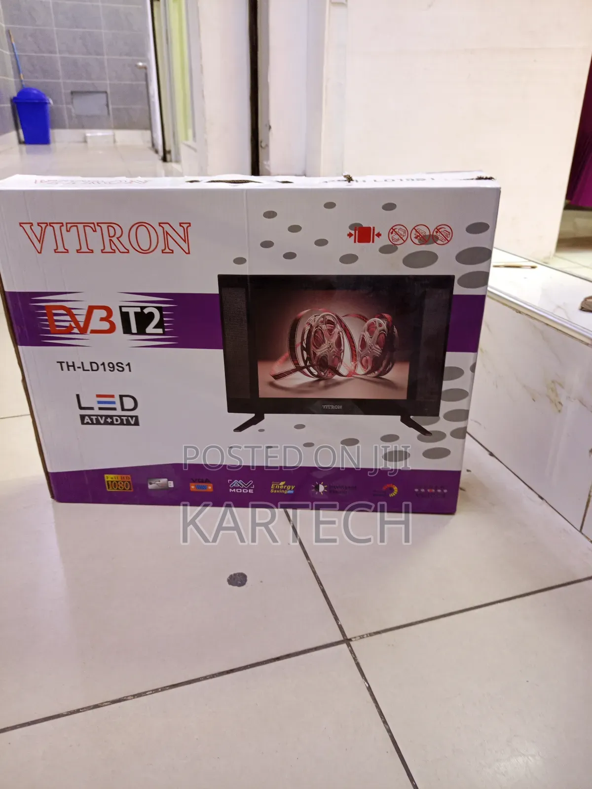 Vitron 19" Hd Digital Led Tv – Usb, Hdmi, Energy Saving