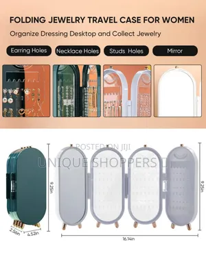 Foldable Jewelry Box Organizer