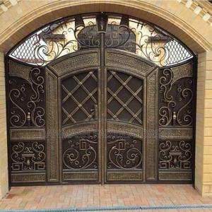 Strong Stylish Wrought Iron Gate - thumbnail 2