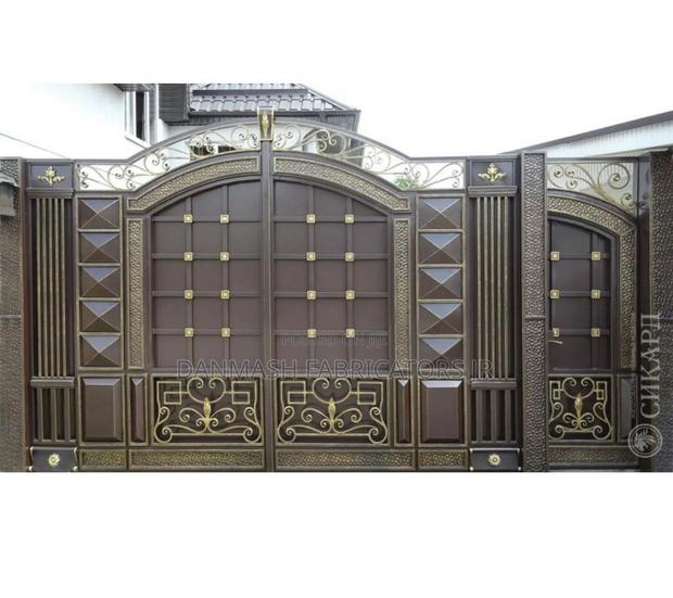 Luxury Heavy-Duty Wrought Iron Gate - main view