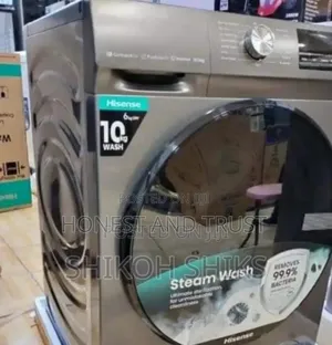 Wash and Dry 10 KGS Hisense Front Load Washing Machine