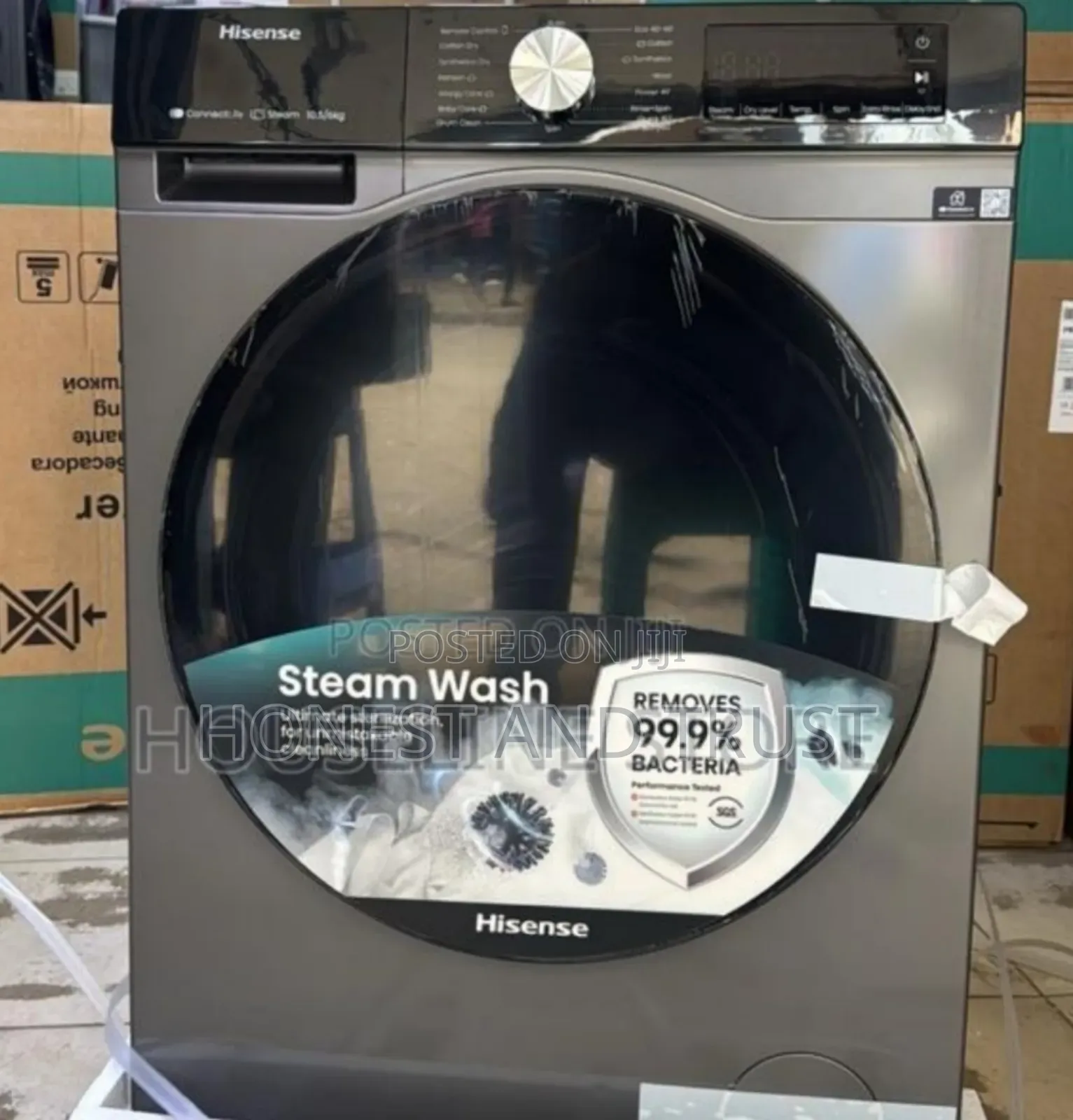 Wash and Dry Hisence 10 KGS Washing Machine Front Load