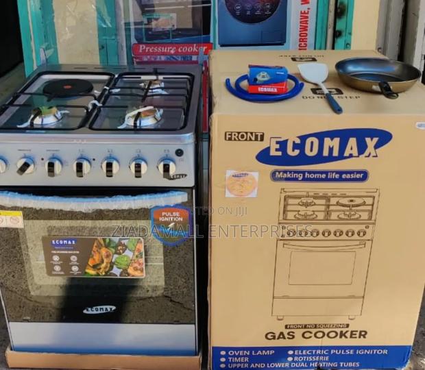 60x60 Ecomax Standing Cooker Ultimate Free Pan, Spatula and Regulator
