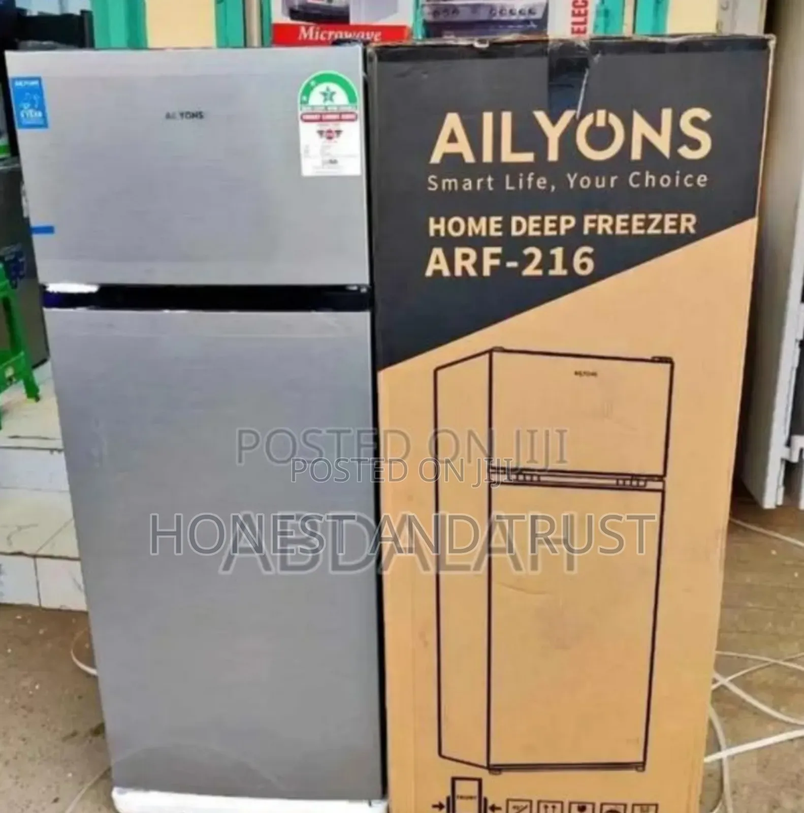 216l Ailyons Refrigerator Double Door