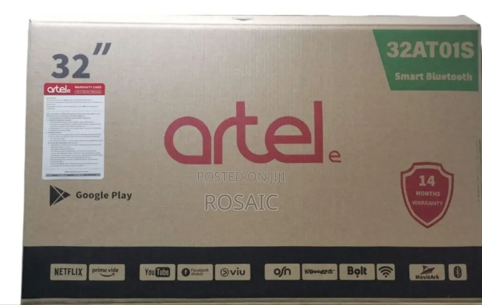 32 Inches Artel Smart Android Digital Tv With Bluetooth