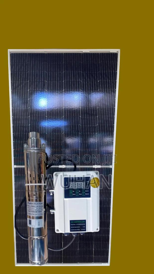 65 Meters Submersible Solar Water Pump +300 Watts Solar Panel