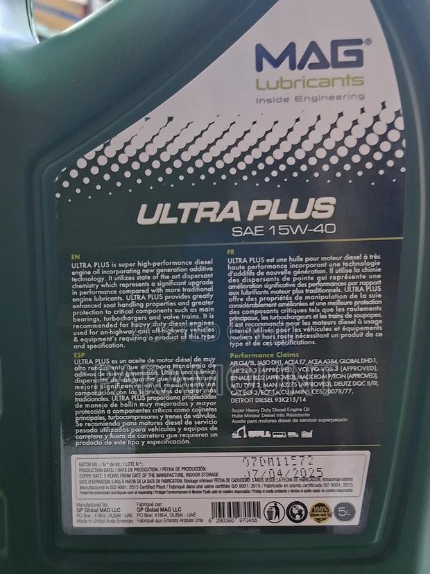 Ooriginal 15w-40 Engine Oil (Heavy Duty Diesel Engine) - thumbnail 3