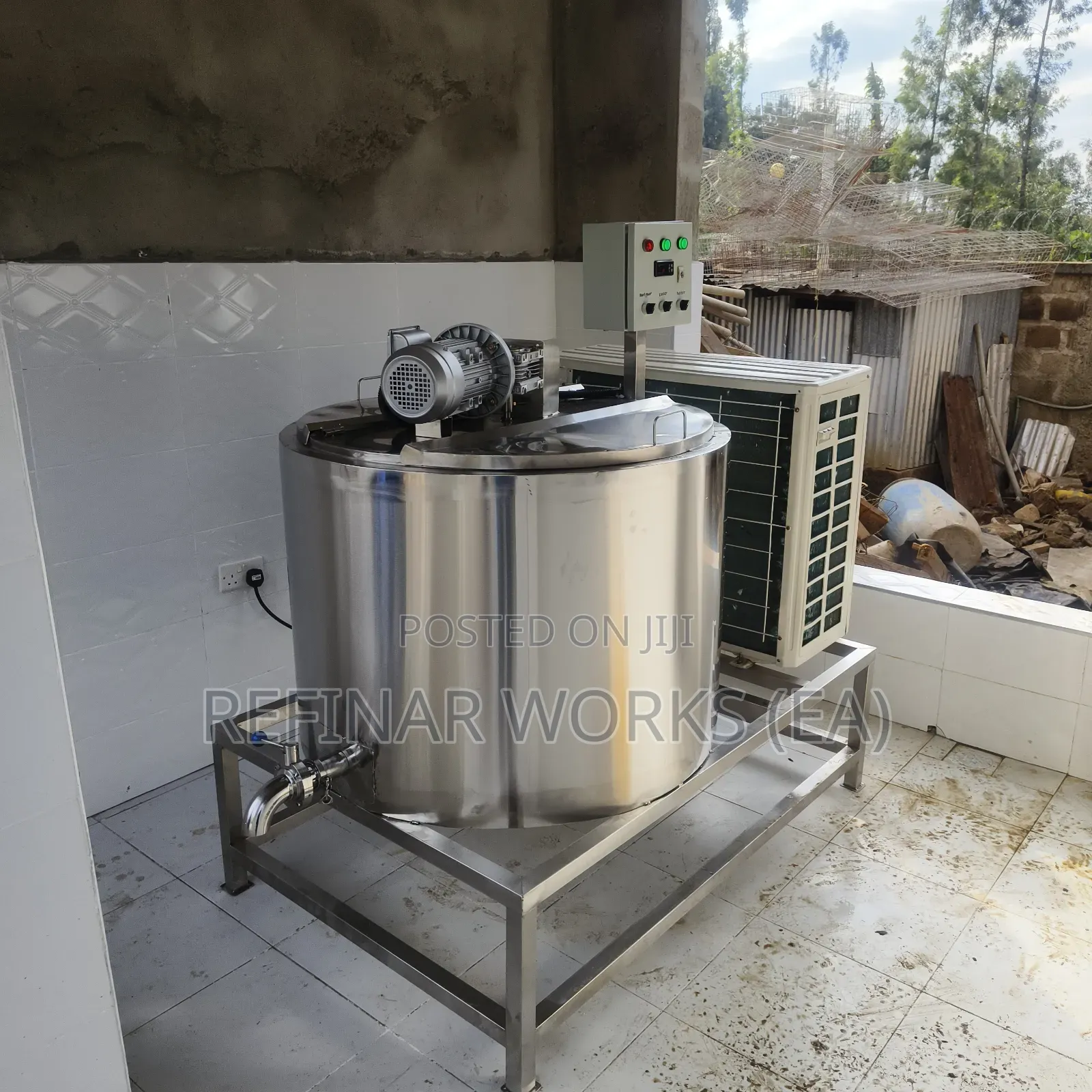 Dairy Milk Cooler – From 100 Liters Upwards