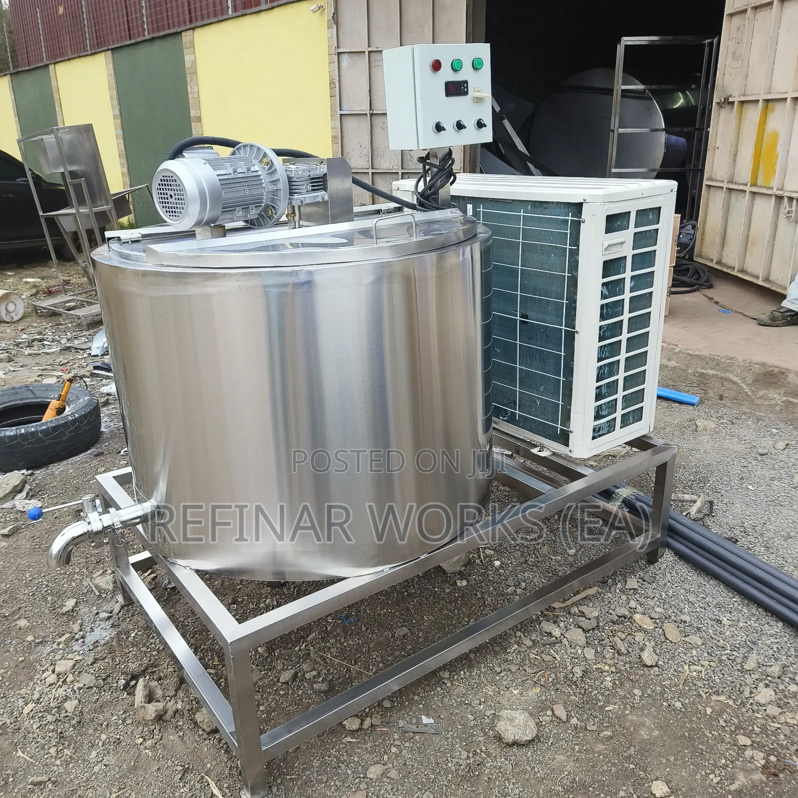 Dairy Milk Cooler – From 100 Liters Upwards