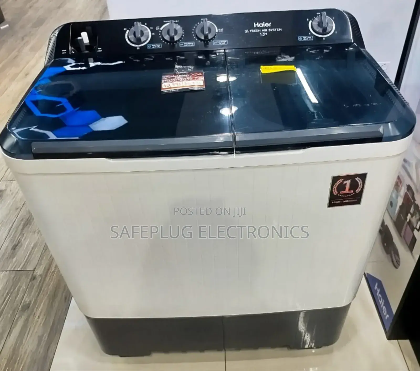 Semi-Automatic Top Load - Haier Washing Machine, Twin-Tub 13kgs